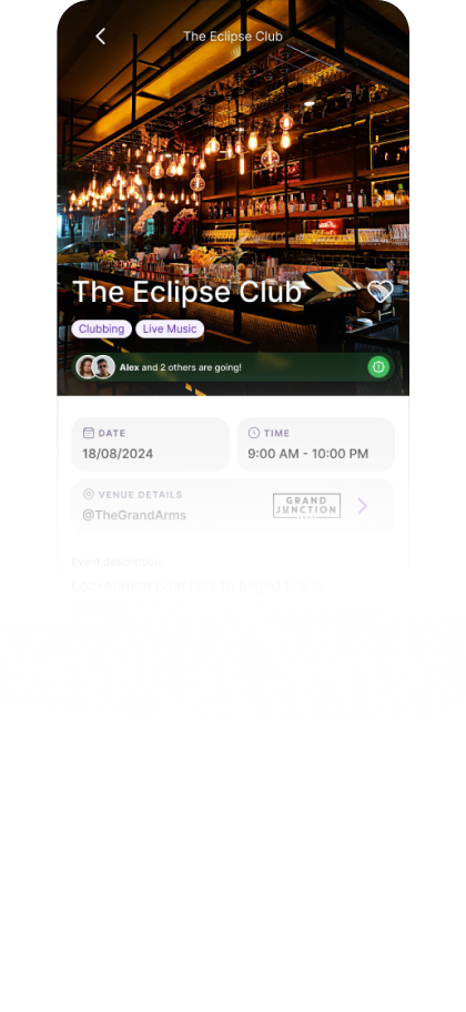 The Eclipse Club event